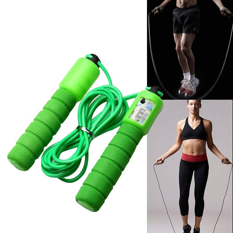 Skipping Rope with Counter – Adjustable Length Jump Rope for Fitness & Training