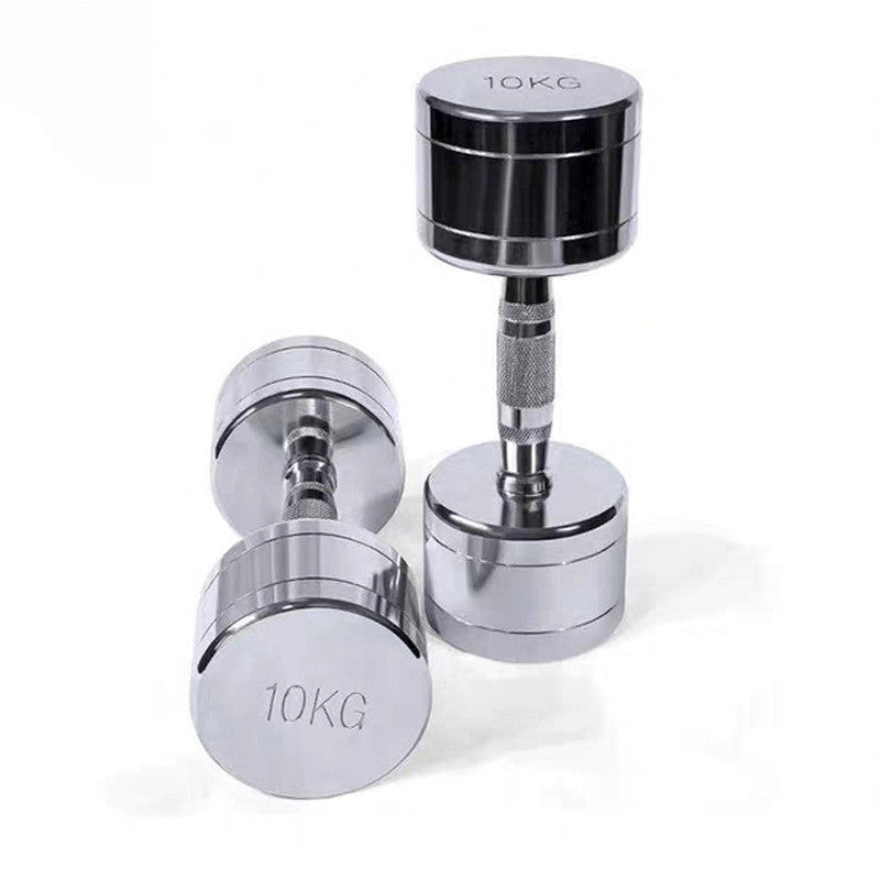 Pure Steel Dumbbells – Electroplated Home Fitness Weights