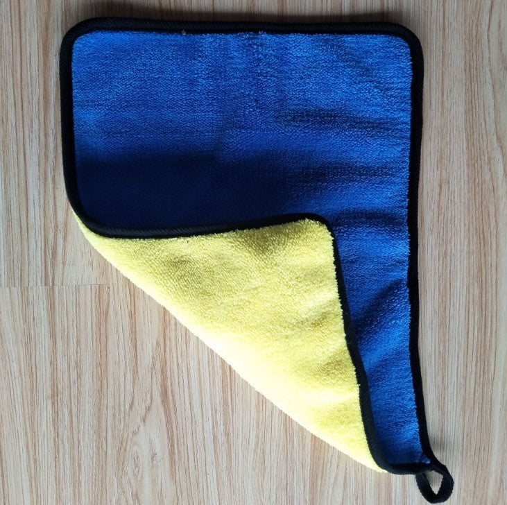 Two-Color Dual-Sided Car Wash Towel – Multifunction Cleaning Cloth
