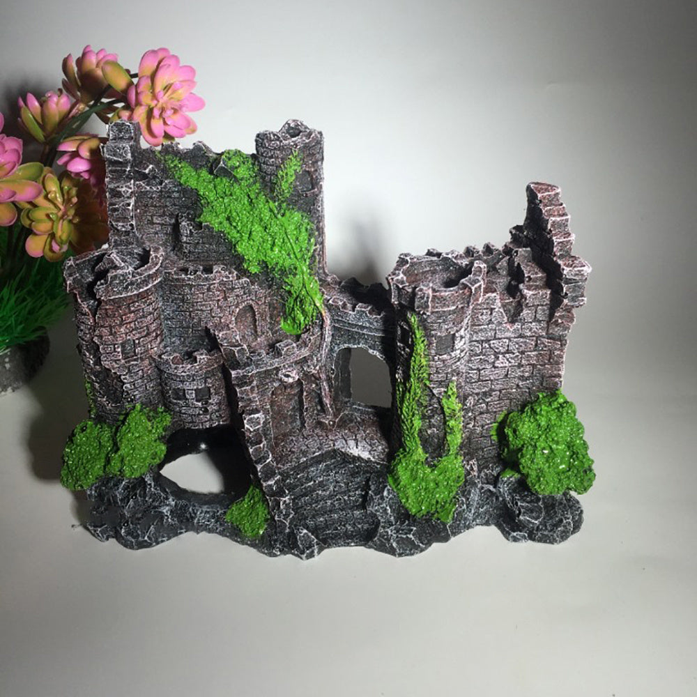 Fish Tank Resin Castle – Decorative Aquarium Ornament