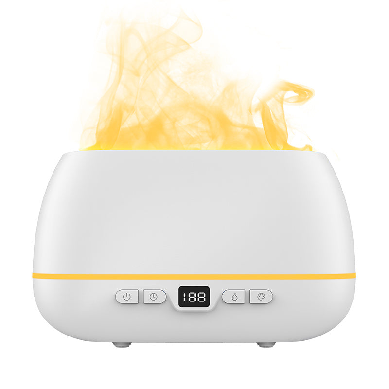3D Flame Humidifier – 200ml USB Aroma & Essential Oil Diffuser