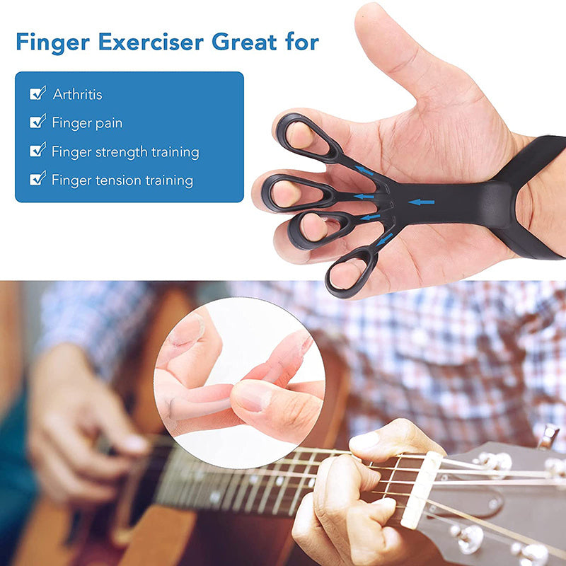 Silicone Finger Exerciser – Hand Grip Strengthener & Arthritis Relief Trainer