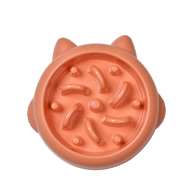 Dog & Cat Slow Feeder Plate – Healthy Eating Anti-Choke Bowl