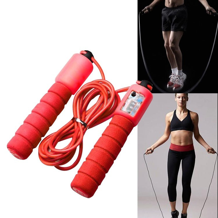 Skipping Rope with Counter – Adjustable Length Jump Rope for Fitness & Training