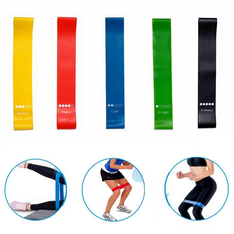 Yoga Resistance Rubber Bands – Elastic Workout Bands for Fitness & Pilates