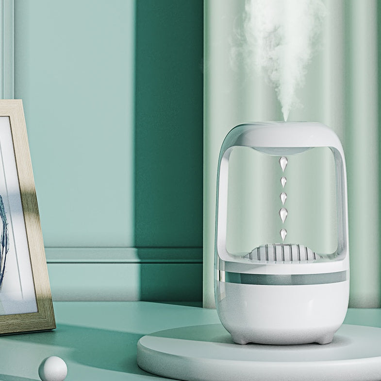 Anti-Gravity Water Drop Humidifier – Large Capacity Aromatherapy Diffuser
