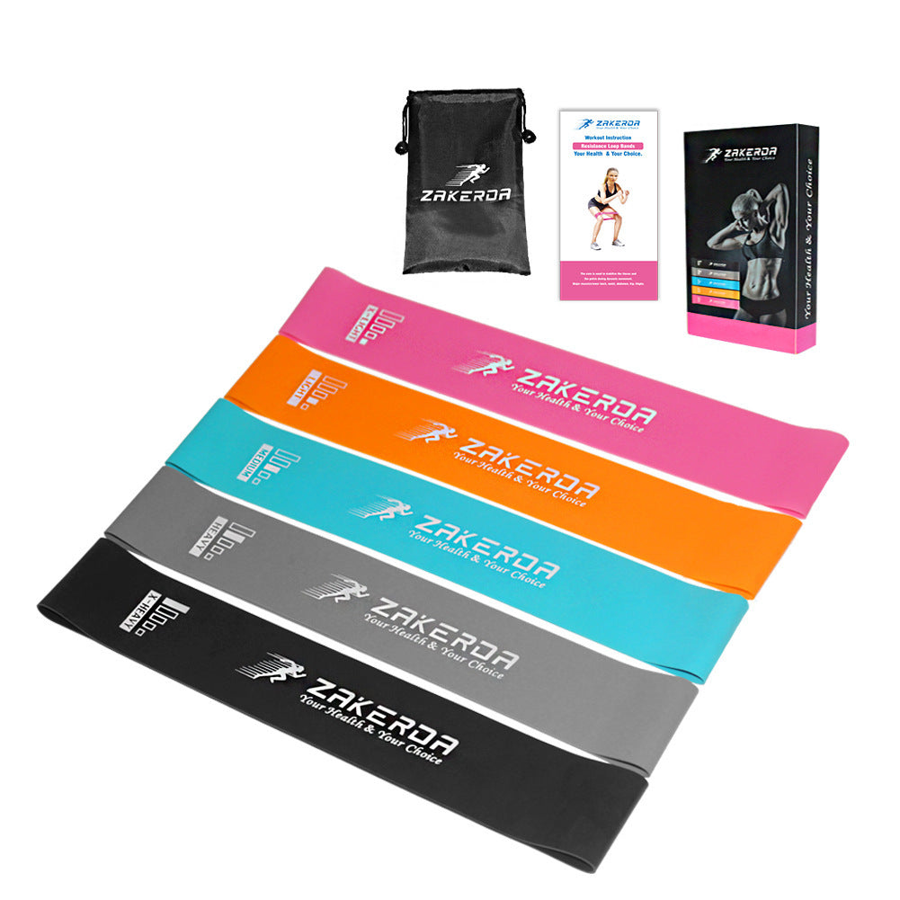 Yoga Resistance Rubber Bands – Elastic Workout Bands for Fitness & Pilates