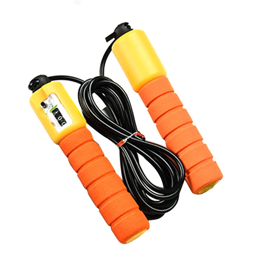Skipping Rope with Counter – Adjustable Length Jump Rope for Fitness & Training