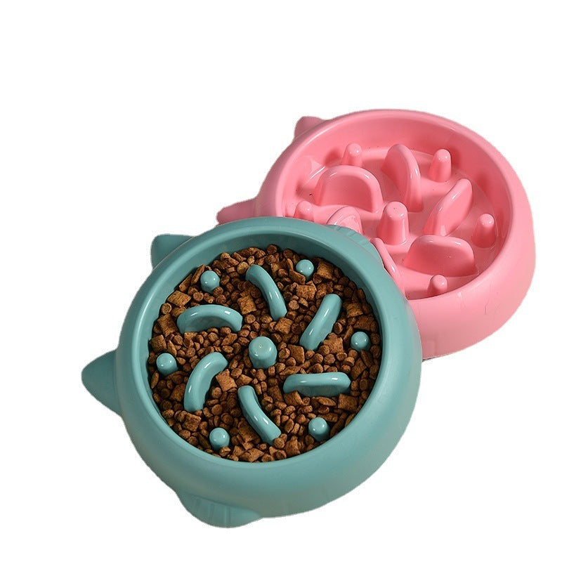 Dog & Cat Slow Feeder Plate – Healthy Eating Anti-Choke Bowl