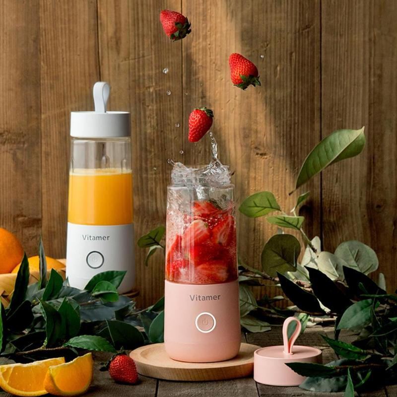 Mini Portable Blender Bottle – Electric USB Juicer & Mixer