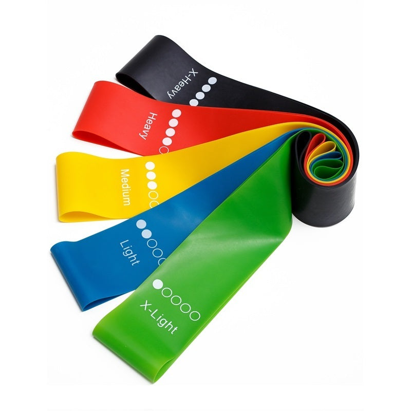 Yoga Resistance Rubber Bands – Elastic Workout Bands for Fitness & Pilates