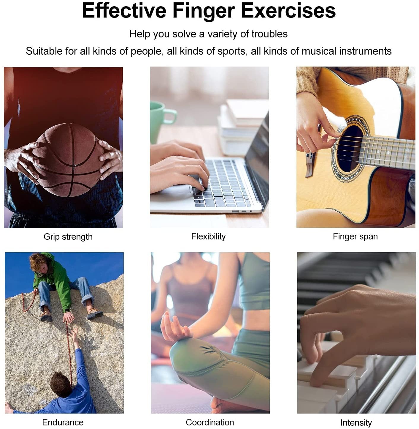Silicone Finger Exerciser – Hand Grip Strengthener & Arthritis Relief Trainer