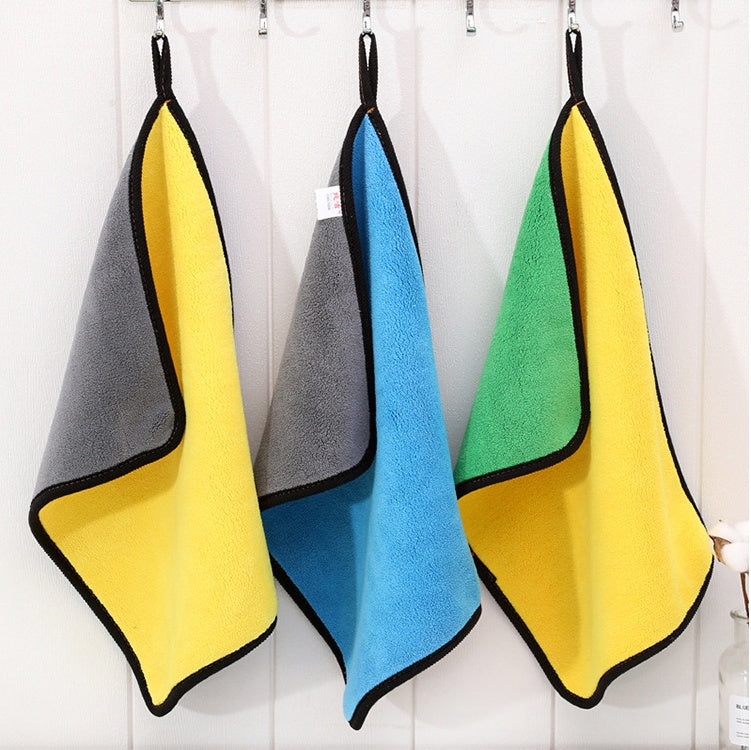 Two-Color Dual-Sided Car Wash Towel – Multifunction Cleaning Cloth
