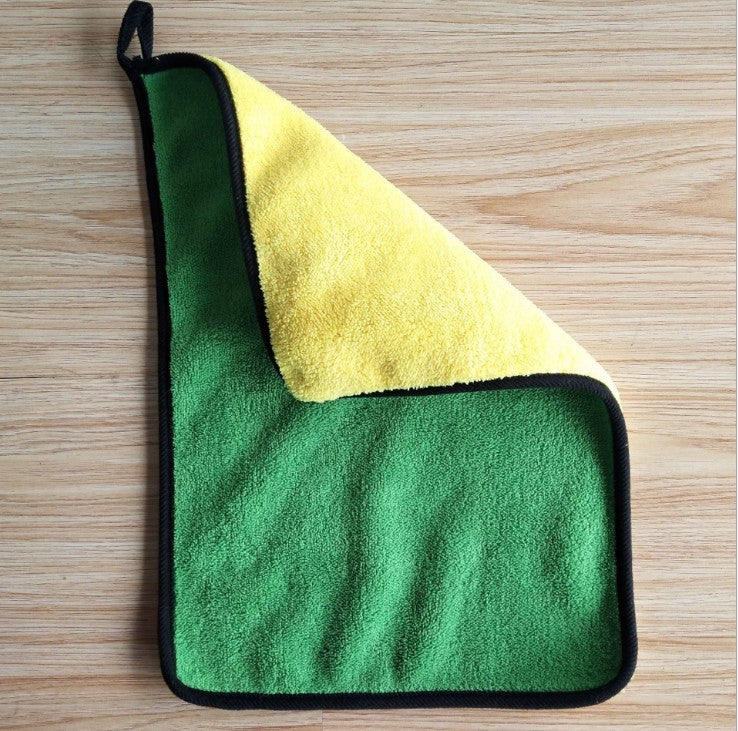 Two-Color Dual-Sided Car Wash Towel – Multifunction Cleaning Cloth