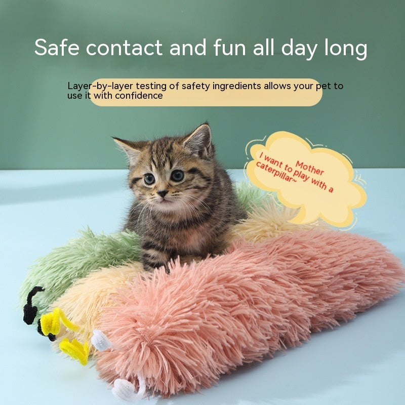 Caterpillar Ringing Cat Toy – Bite-Resistant Paper Play Toy