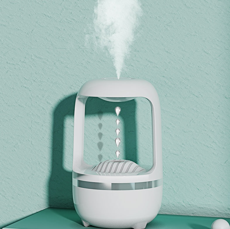 Anti-Gravity Water Drop Humidifier – Large Capacity Aromatherapy Diffuser