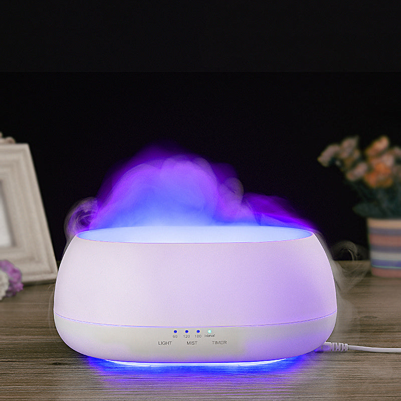 HOMEFISH 500ml Aroma Diffuser – Ultrasonic Humidifier with Colorful LED Light
