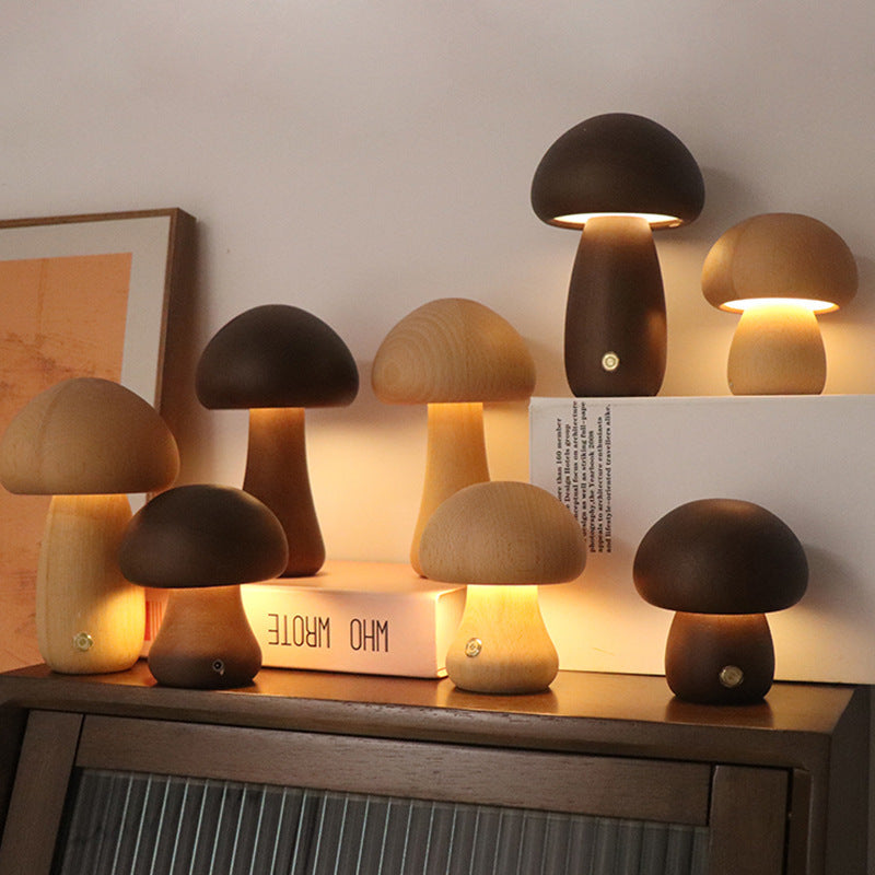 Cute Mushroom Table Lamp – LED Night Light for Children’s Room