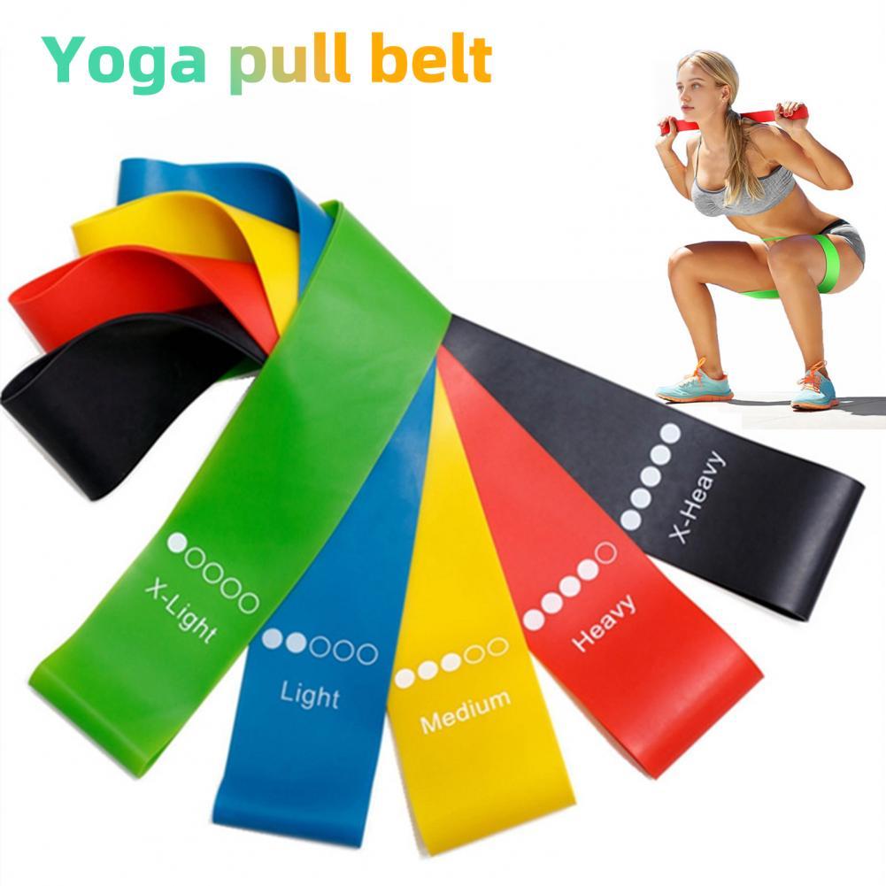 Yoga Resistance Rubber Bands – Elastic Workout Bands for Fitness & Pilates