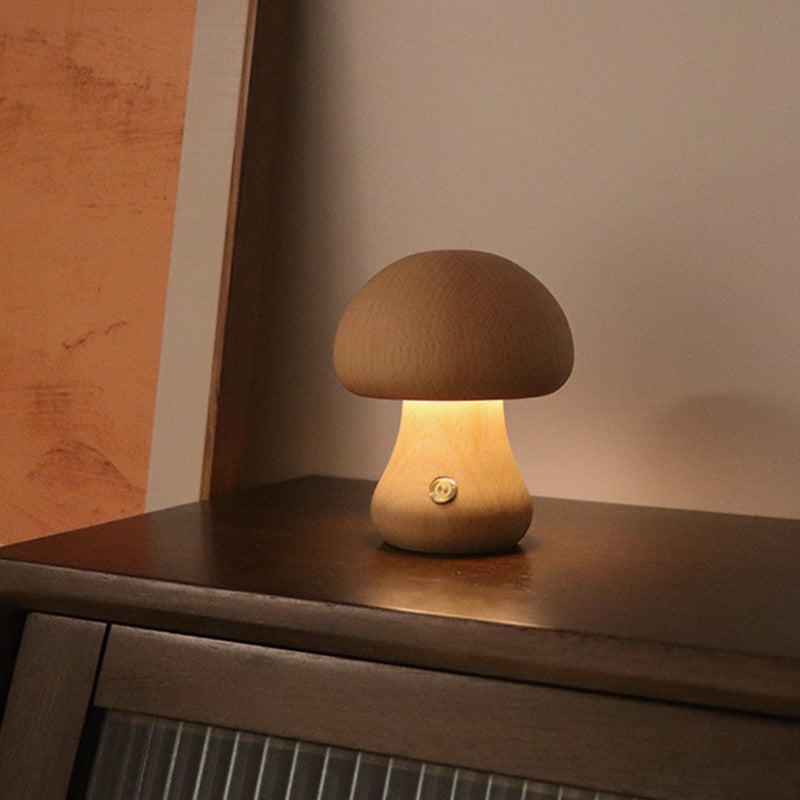 Cute Mushroom Table Lamp – LED Night Light for Children’s Room