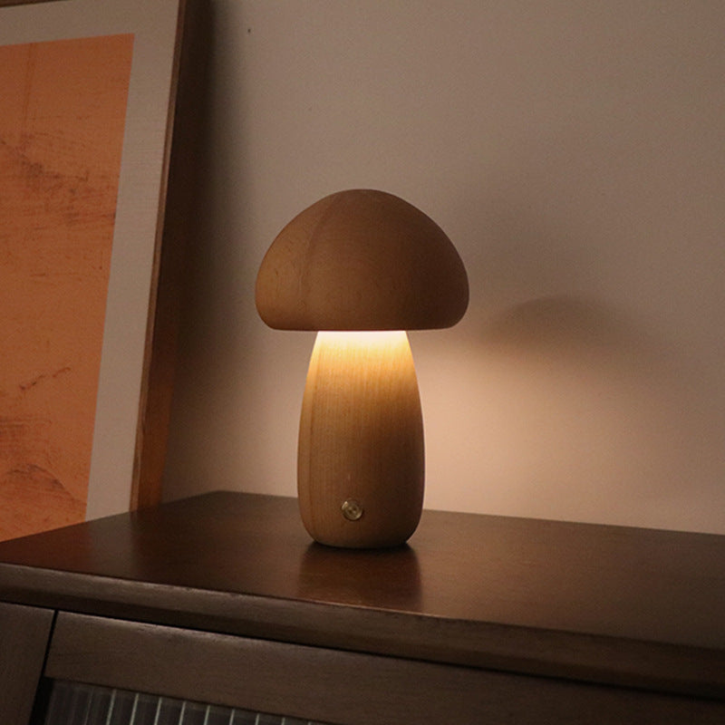 Cute Mushroom Table Lamp – LED Night Light for Children’s Room