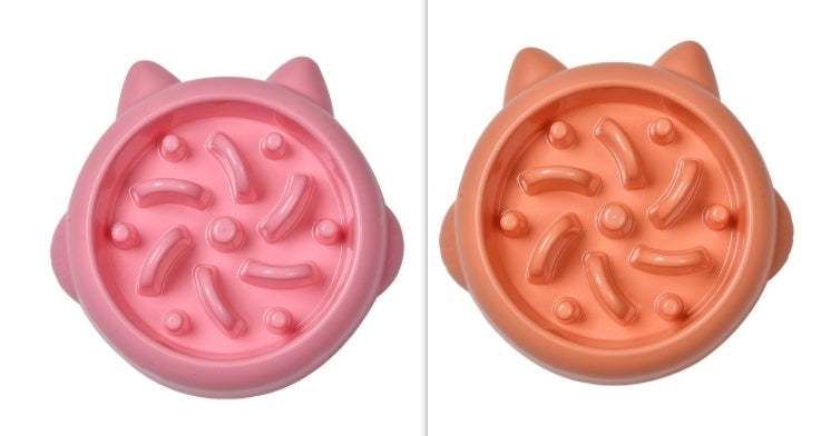 Dog & Cat Slow Feeder Plate – Healthy Eating Anti-Choke Bowl