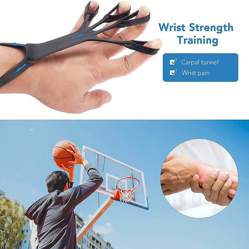 Silicone Finger Exerciser – Hand Grip Strengthener & Arthritis Relief Trainer