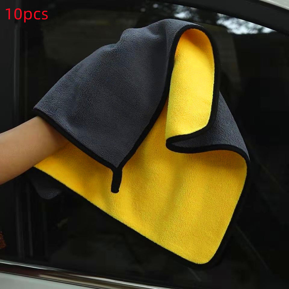 Two-Color Dual-Sided Car Wash Towel – Multifunction Cleaning Cloth
