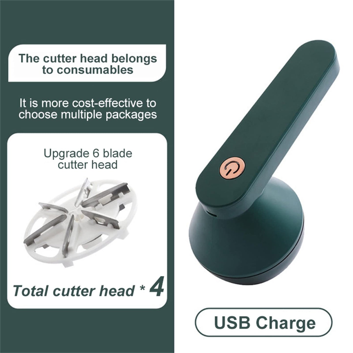 USB Rechargeable Electric Lint Remover – Portable Fabric Shaver for Clothes