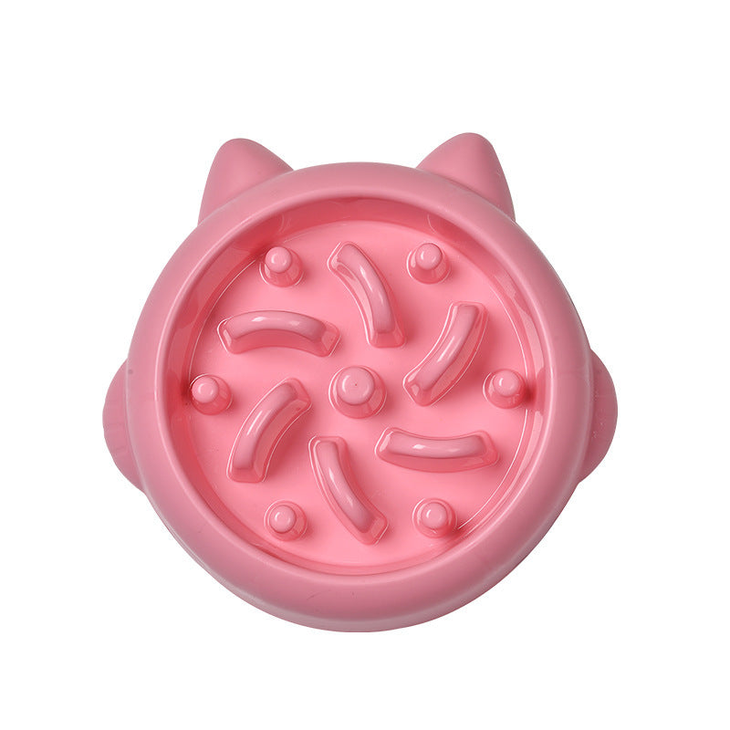 Dog & Cat Slow Feeder Plate – Healthy Eating Anti-Choke Bowl