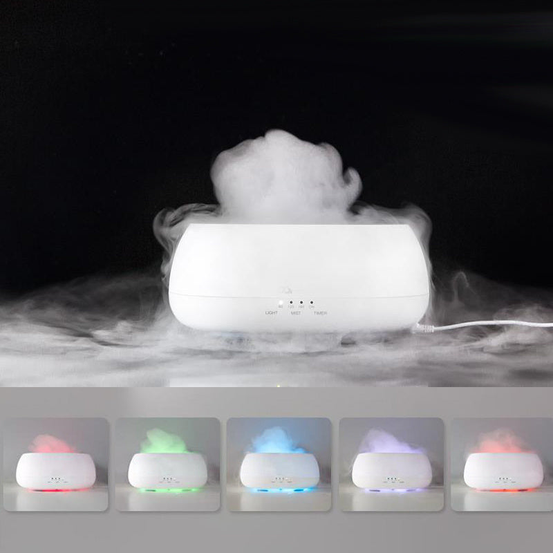 HOMEFISH 500ml Aroma Diffuser – Ultrasonic Humidifier with Colorful LED Light