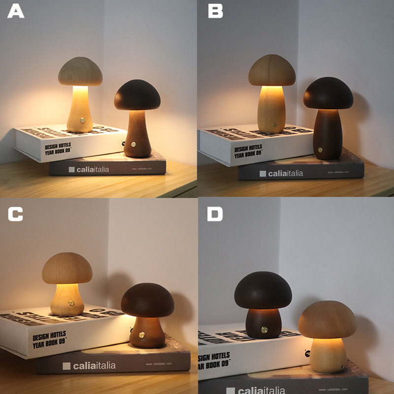 Cute Mushroom Table Lamp – LED Night Light for Children’s Room