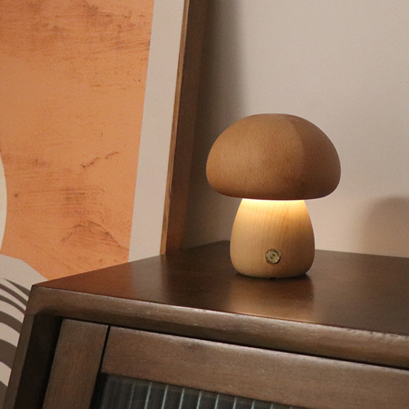 Cute Mushroom Table Lamp – LED Night Light for Children’s Room