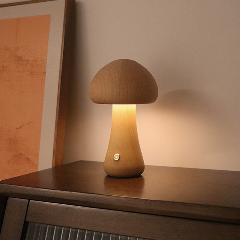 Cute Mushroom Table Lamp – LED Night Light for Children’s Room