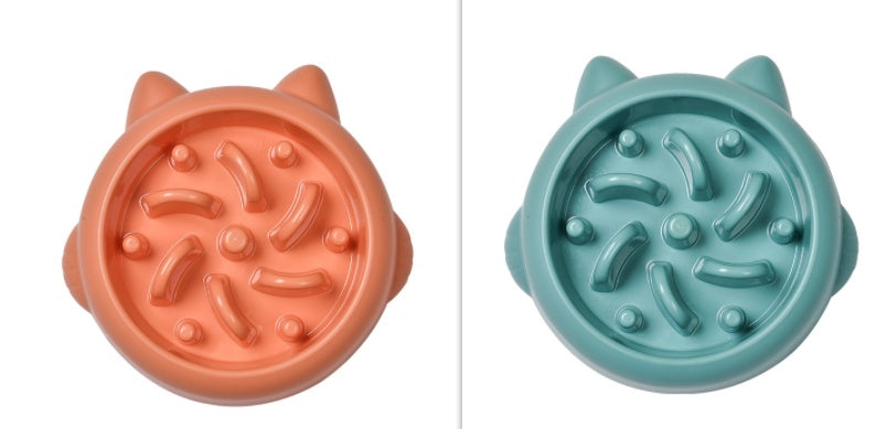 Dog & Cat Slow Feeder Plate – Healthy Eating Anti-Choke Bowl