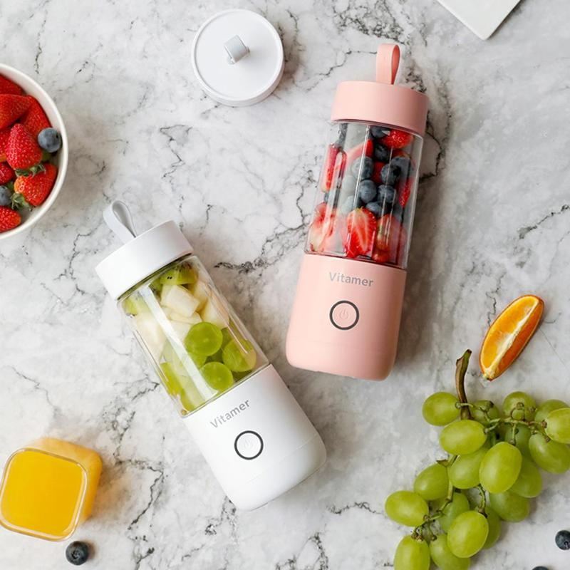 Mini Portable Blender Bottle – Electric USB Juicer & Mixer