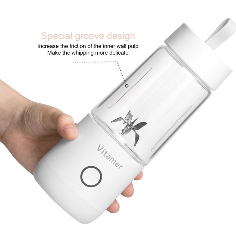 Mini Portable Blender Bottle – Electric USB Juicer & Mixer
