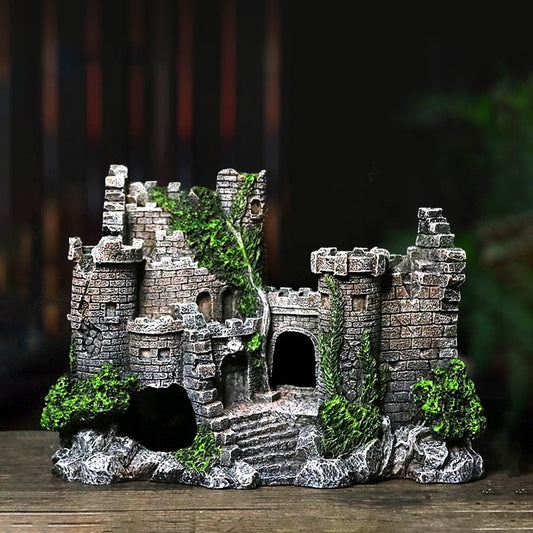 Fish Tank Resin Castle – Decorative Aquarium Ornament