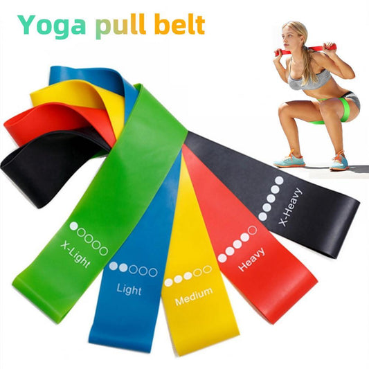 Yoga Resistance Rubber Bands – Elastic Workout Bands for Fitness & Pilates