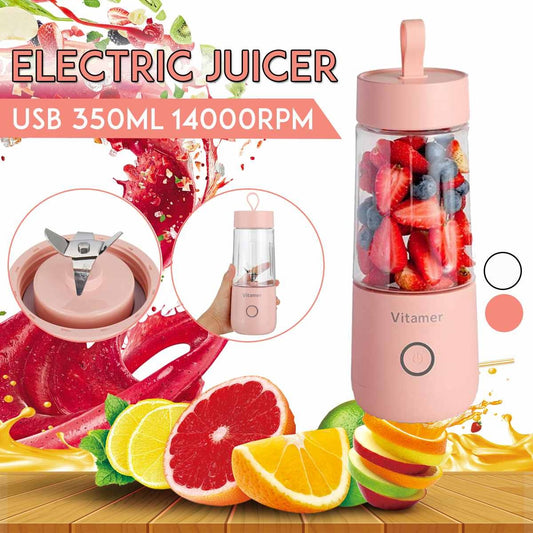 Mini Portable Blender Bottle – Electric USB Juicer & Mixer